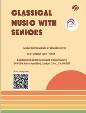 Load image into Gallery viewer, Hanlin Institute  Music Club With Seniors: Two Locations 翰林音乐表演俱乐部